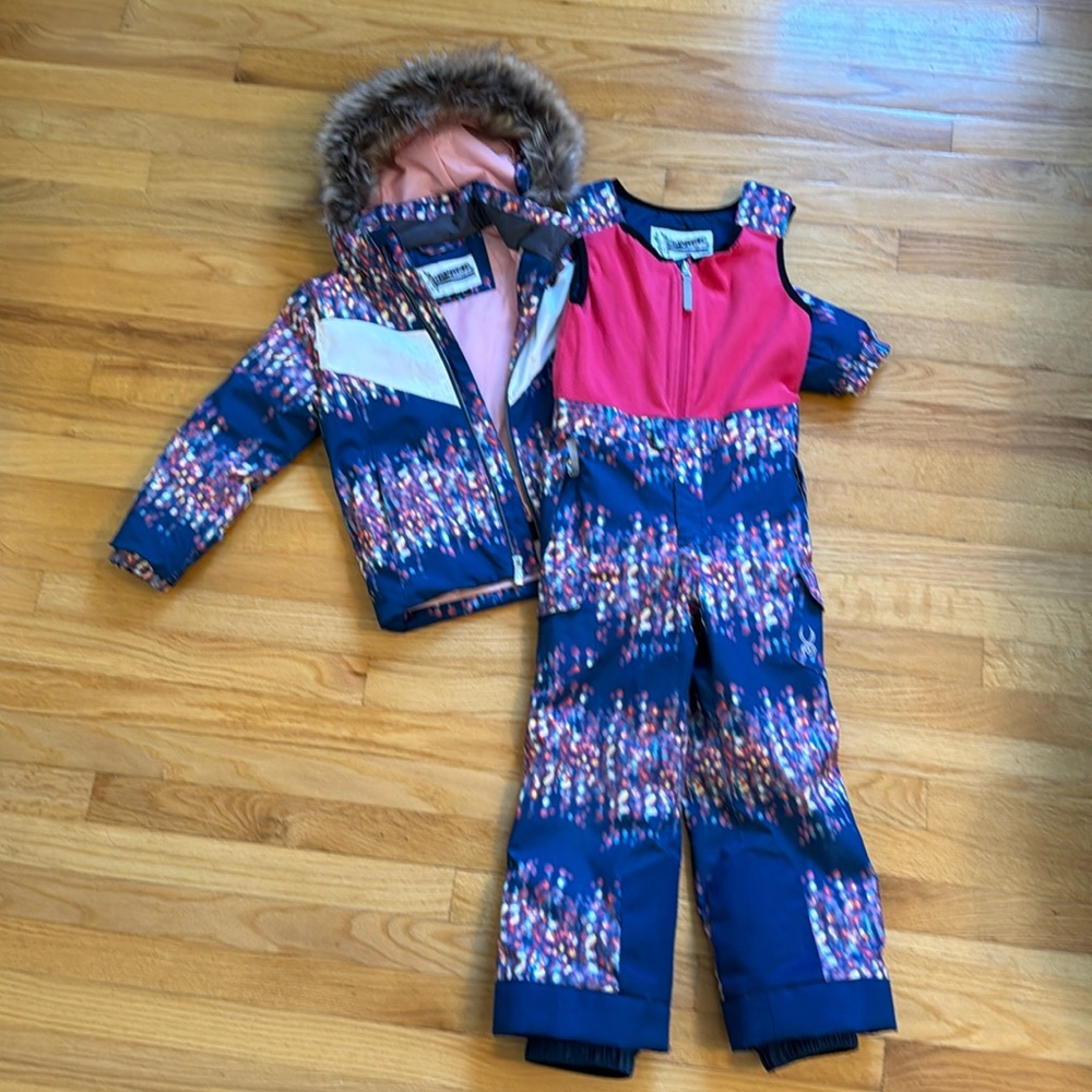 SPYDER kid’s ski pants and jacket - size 6
